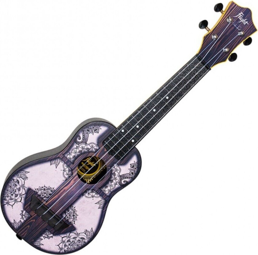 TUS-40 Travel Soprano Ukulele Mandala Wood