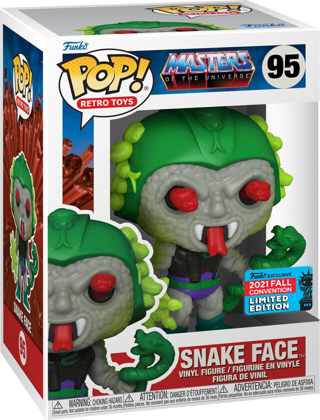 Pop! Exclusive Masters of the Universe Snake Face figur