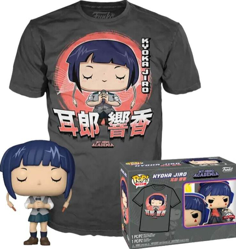 Pop! and Tee My Hero Academia Jirou med mikrofon (L)