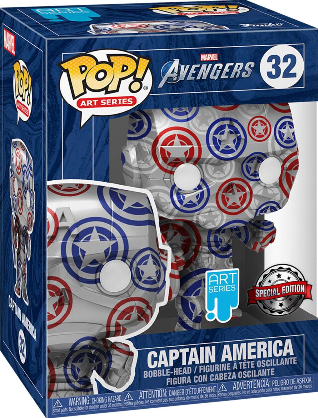 ! Pop! Exclusive Marvel Captain America bobblehead figur
