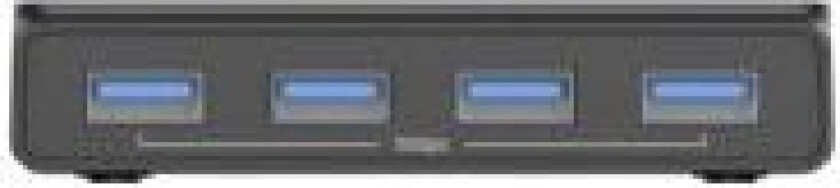 Unitek KVM Switcher - Switch - 4 x SuperSpeed USB 3.0 - stasjonær