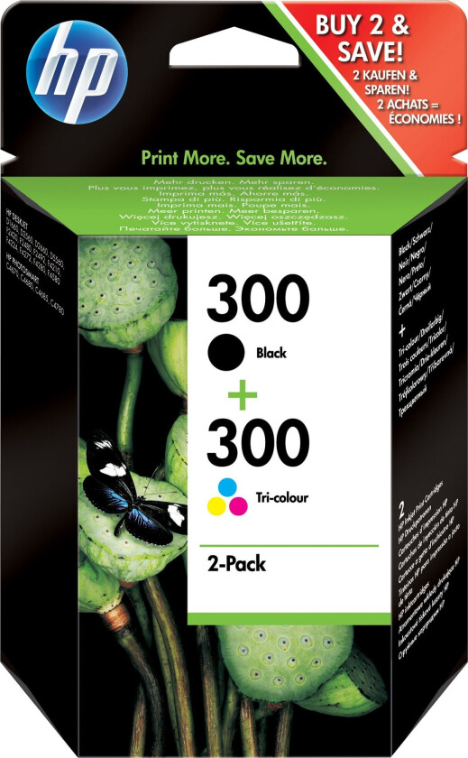 blekkpatron 300 Sort/Trefargers