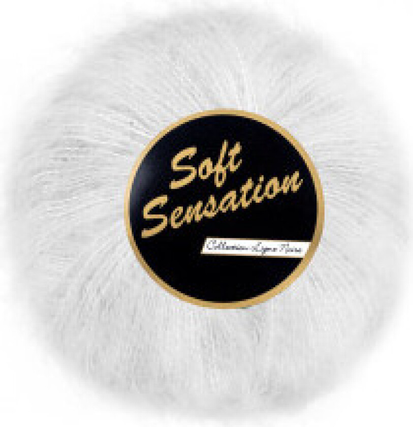 Lammy Soft Sensation Garn 5 Hvit
