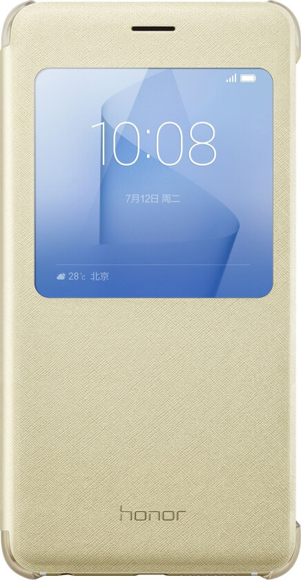 Huawei view mobildeksel for Honor 8 (gull)