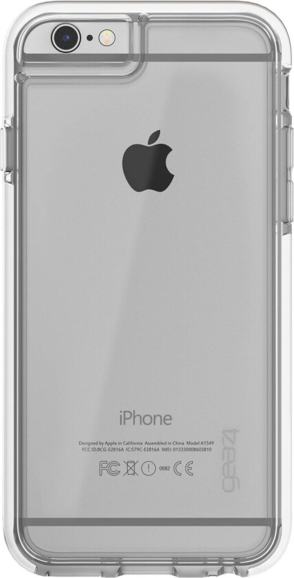 GEAR4 iPhone 6/6s D3O IceBox deksel (hvit/transparent)