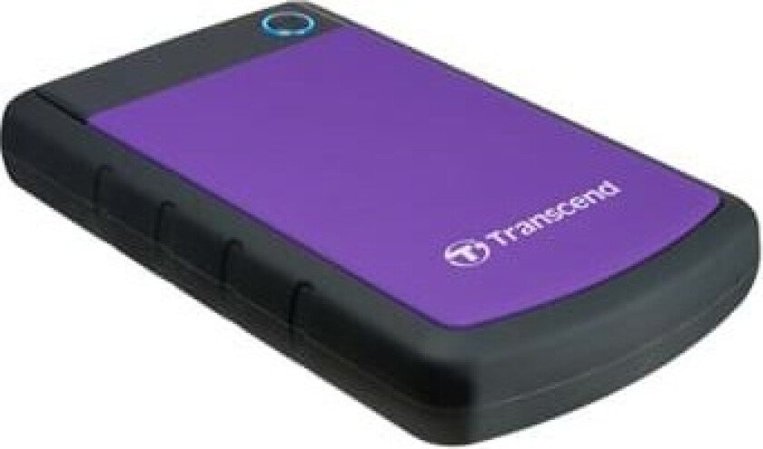 2,5" ekstern harddisk 1TB, USB 3.0, lilla