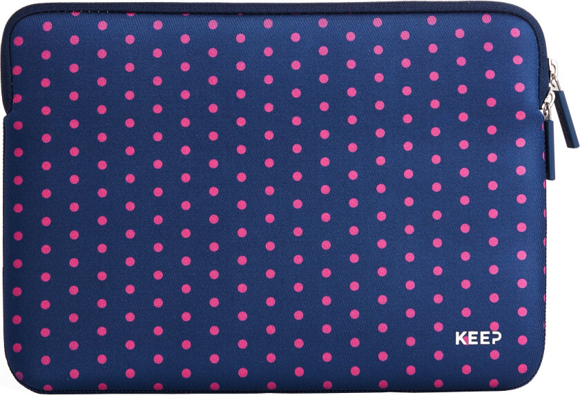 Bilde av 12" MacBook neopren etui (rosa prikker)