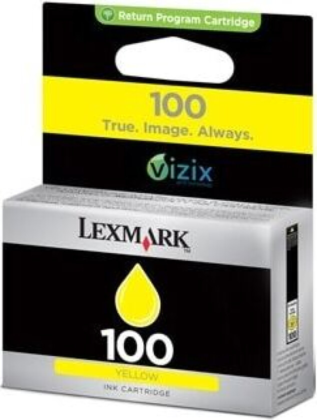 blekkpatron 100 Vizix Gul