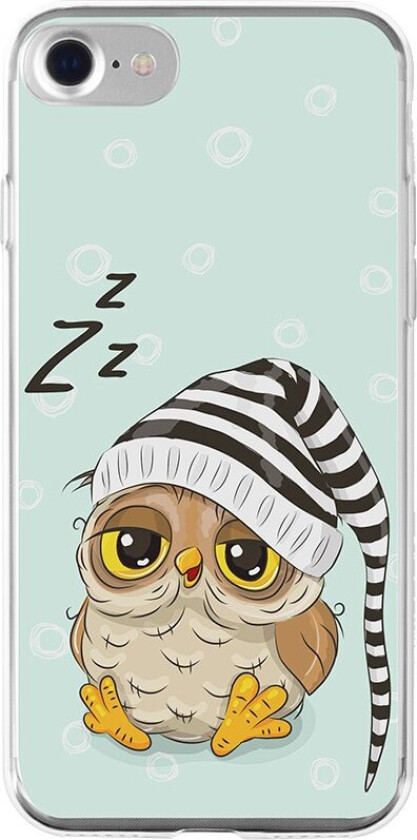 La Vie iPhone 6/7/8/SE Gen. 2 mykt deksel (sleepy owl)