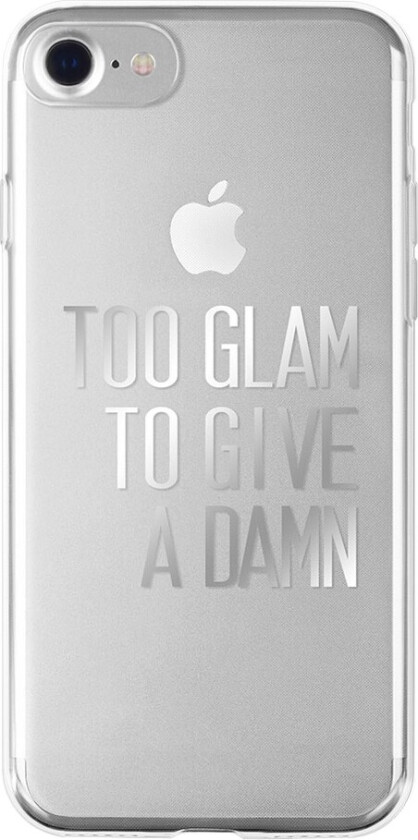 La Vie iPhone 6/7/8/SE Gen. 2 mykt deksel (too glam-tekst)