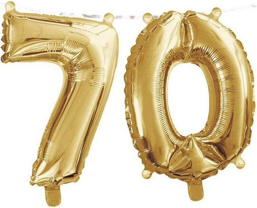Party Ribbon 70 Years Foil Balloon