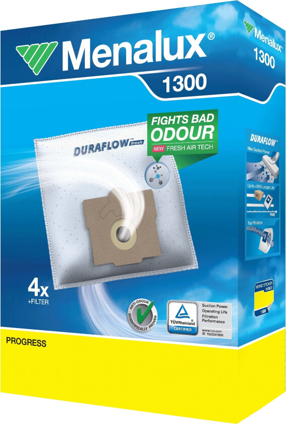 støvsugerposer 1300 Hugin/Progress/Tornado/Volta/Wertheim