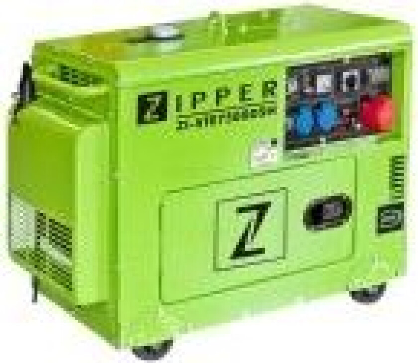 Zipper ZI-STE7500DSH, 5700 W, 230 V, 14,5 l, Diesel, Elektronisk, 50 Hz