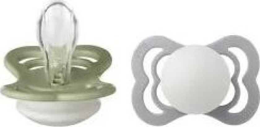 Supreme Silikone Sutter Glow 2-pak Symmetrisk Sage/Cloud str. Str. 1