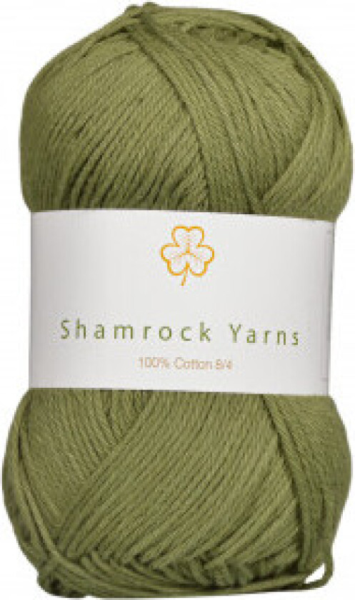 100% Bomull 8/4 Garn 14 Støvet Armygrønn