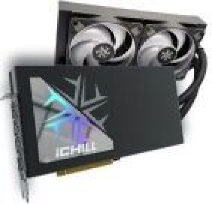 InnoVISION Inno3D iChiLL GeForce RTX 4080 SUPER Black - Grafikkort - NVIDIA GeForce RTX 4080 SUPER - 16 GB GDDR6X - PCIe 4.0 x16 - HDMI, 3 x DisplayPort - svart - boks