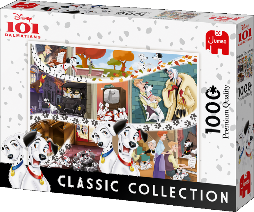 Puzzle - Disney Classic Collection: 101 Dalmatians (1000 pcs)