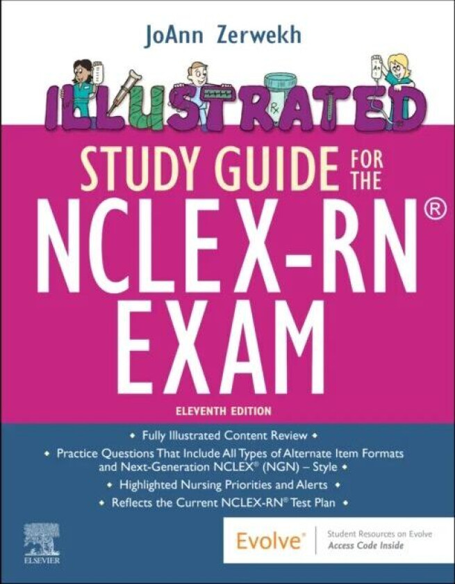 Illustrated Study Guide for the NCLEX-RN (R) Exam av JoAnn (President/CEO <br>Nursing Education Consultants Inc. <br>Chandler Arizona <