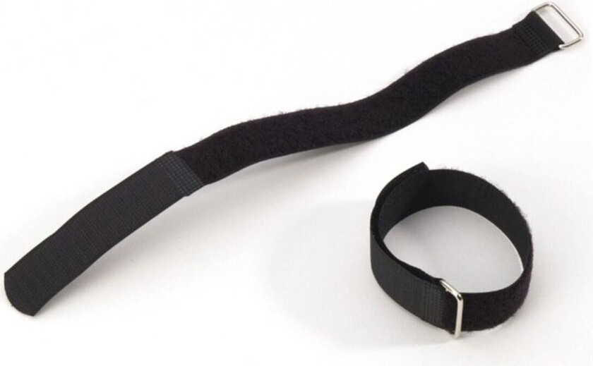 Hook and Loop Cable Tie Pack of 10 300 mm x 25 mm Black