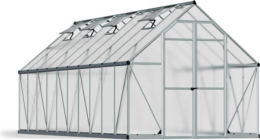 Palram - Canopia Essence Drivhus Sølv 14,8 m²