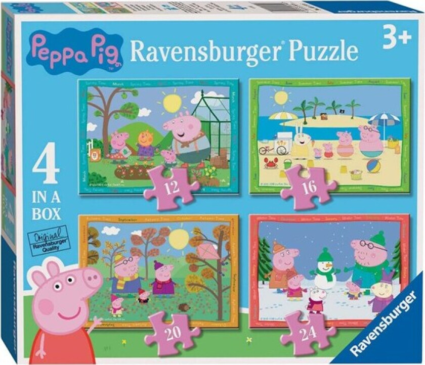 Peppa Pig Seasons Puzzle 4in1 Gulv