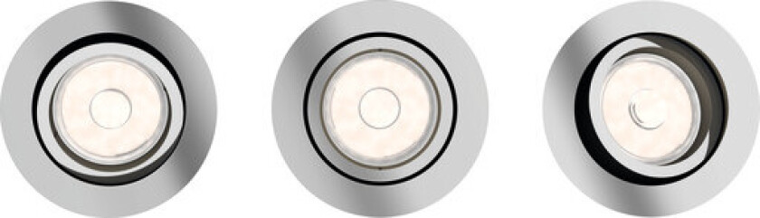 Donegal Innebygd spot 3xGU10, krom