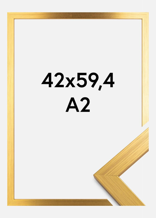 Ramme Gold Wood 42x59,4 Cm (A2)
