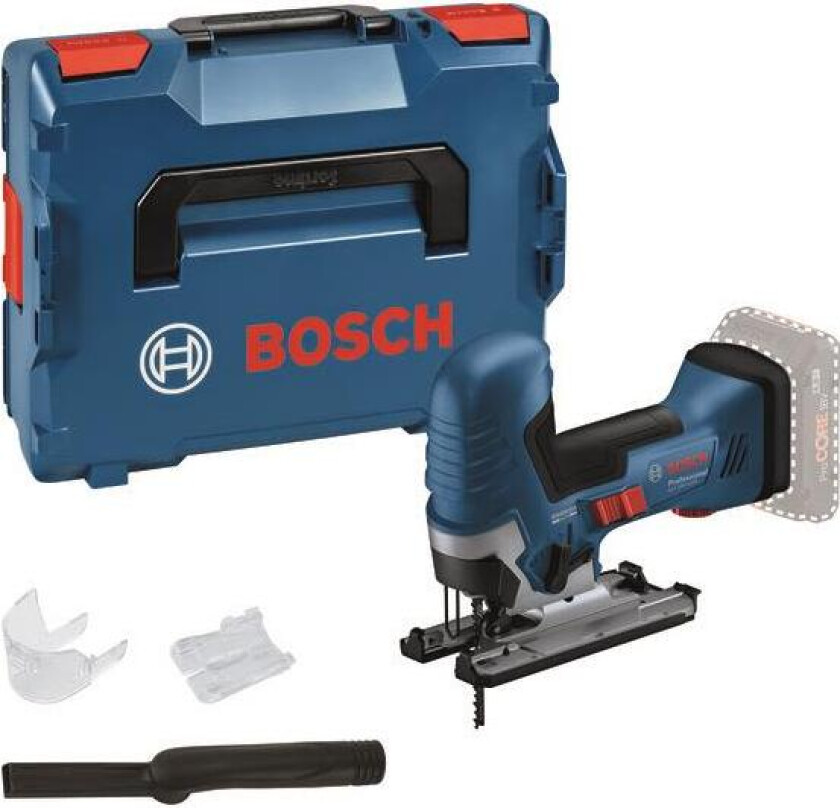GST 18V-125 S PROFESSIONAL, Sylindergrep, Sort, Blå, Rustfritt stål, -45 - 45°, Aluminium, Stål, Tre, Børsteløs, 3500 spm - Uten batteri og opplader