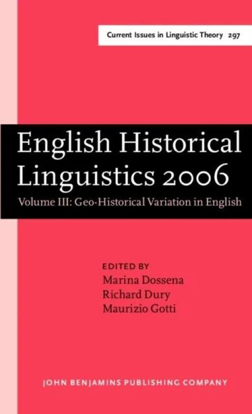 English Historical Linguistics 2006