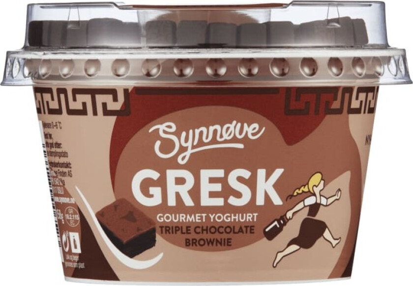 Synnøve Gresk Gourmet Chocolate Fudge Brownie 158g