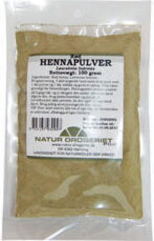 Bilde av Natur-Drogeriet Henna Hårfargepulver, Rød - 100 g