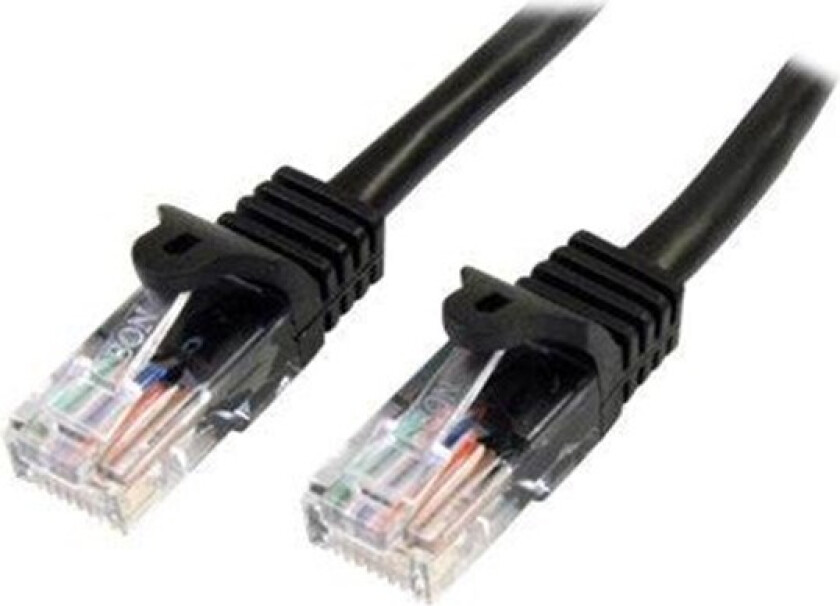 10m Black Cat5e / Cat 5 Snagless Ethernet Patch Cable 10 m - patch cable - 10 m - black
