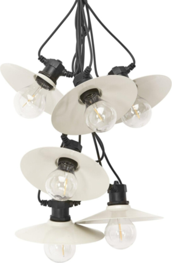 Donna Lyslenke 6 LED-pærer Beige 7,2m IP44