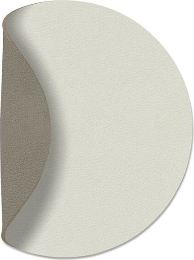 Nupo glassunderlag circle vendbar 1 stk. Linen-Flint Grey