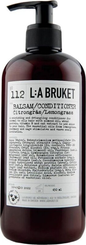 112 Balsam Citrongräs (450ml)