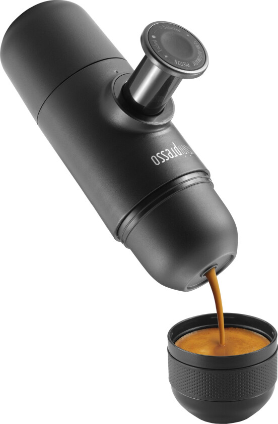 Drikkefontene Halvautomatisk malt kaffemaskin WACACO NANOPRESSO Grå