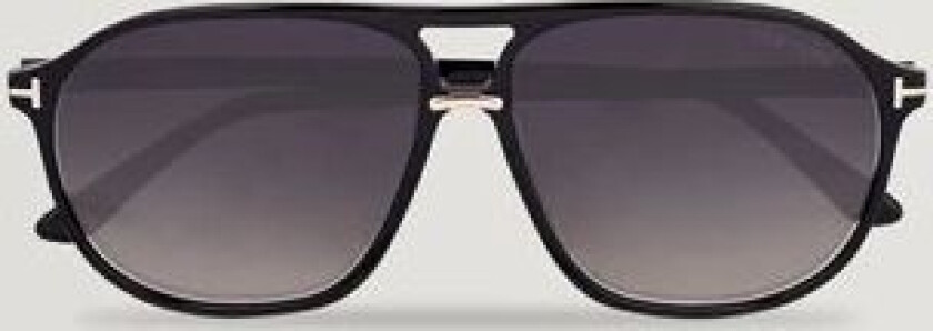 Tom Ford Bruce Sunglasses Shiny Black/Gradient Smoke