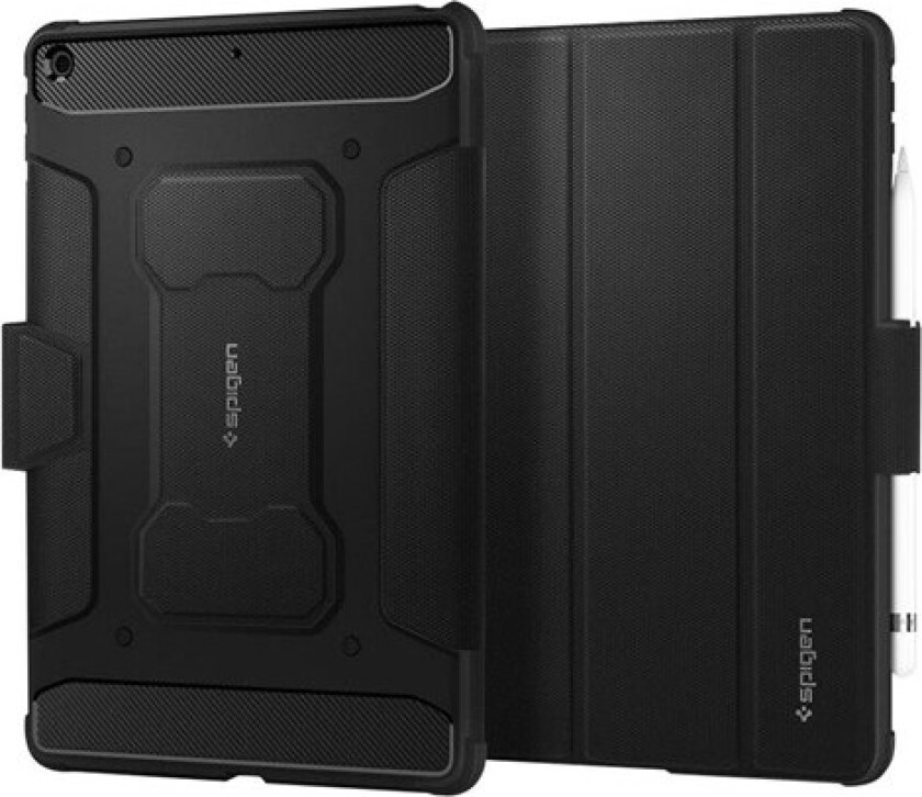 iPad 10.2" (2021 / 2020 / 2019) Rugged Armor Pro Deksel - Svart