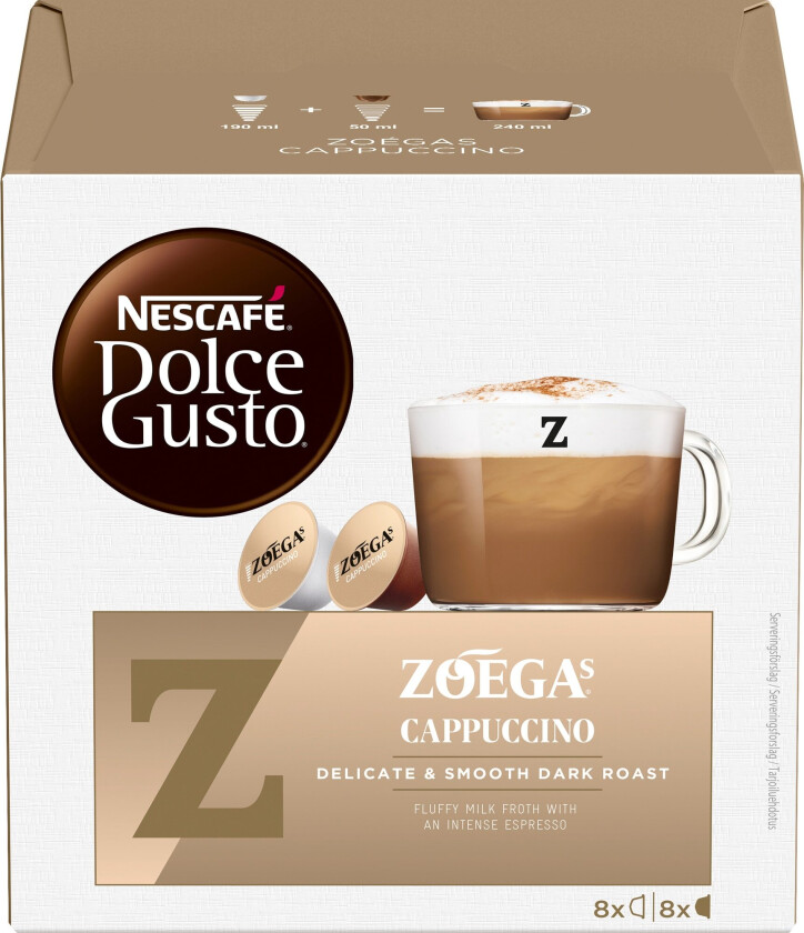 NESCAFÉ® Dolce Gusto® Zoégas Cappuccino kaffekapsler 12468855