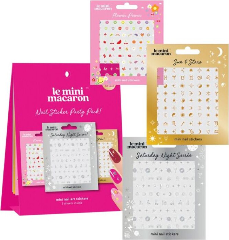 Mini Nail Art Stickers Party Pack