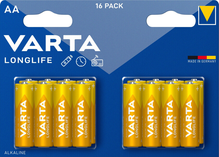 Varta Longlife - AA - 16-pk