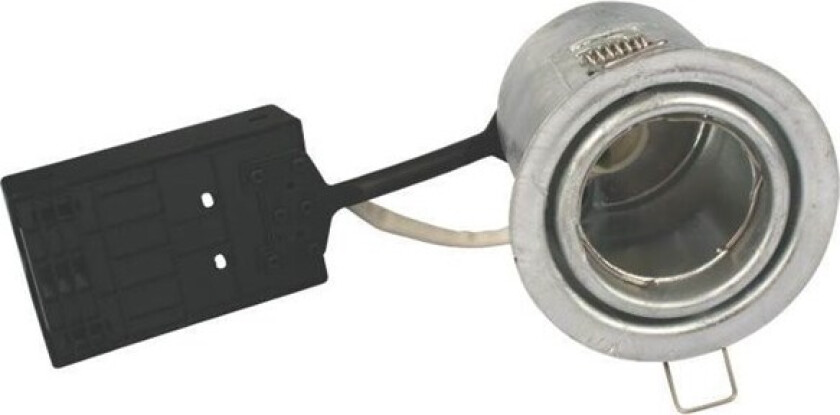 Zeta 230v gu10 ip44 galvanized steel