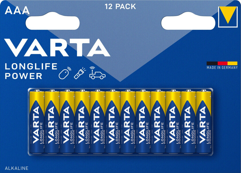 Longlife Power AAA 12 Pack