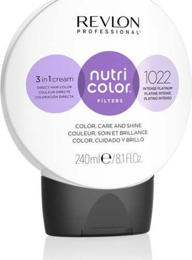 Bilde av Nutri Color Filters 3-in-1 Cream 1022 Intense Platinum