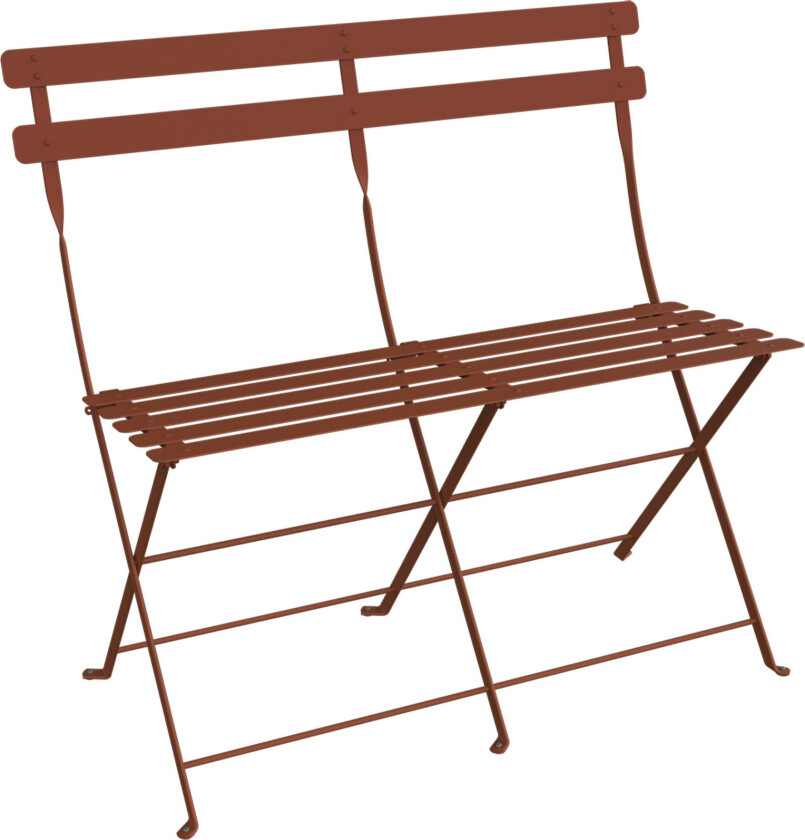 Bistro 2-Seater Ottoman, Red Ochre