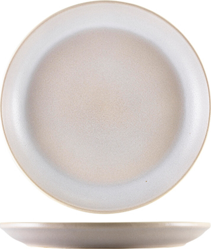 Steintøy Antigo Bygg Coupe Tallerken 24cm - Terra