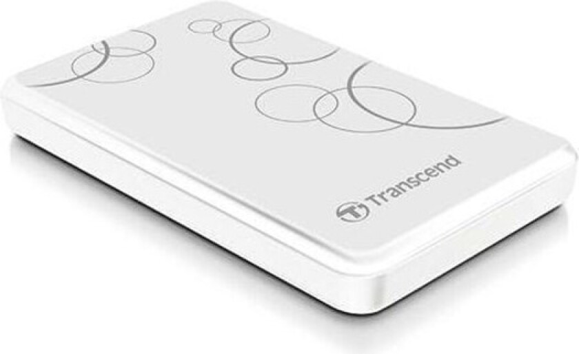 StoreJet 25A3 - Ekstern Harddisk - 1TB - Hvit
