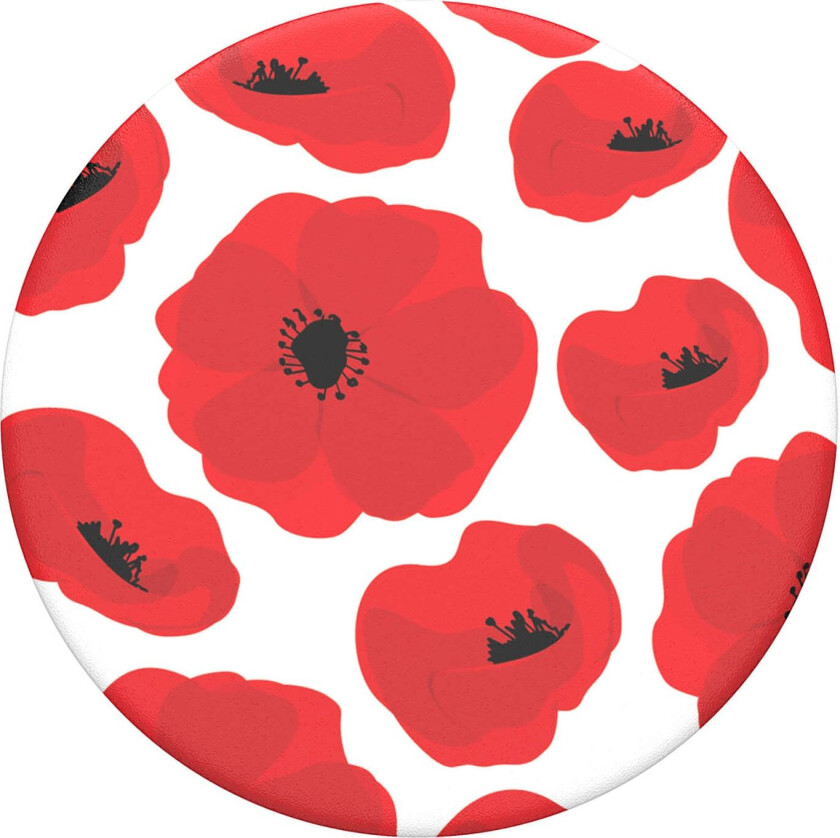 PopTop utskiftbar topp til mobilgrep (Scandi Poppies)