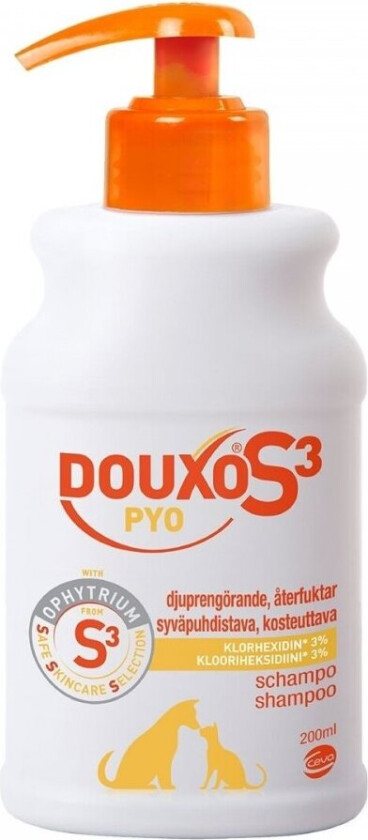 DOUXO S3 PYO Sjampo (200 ml)