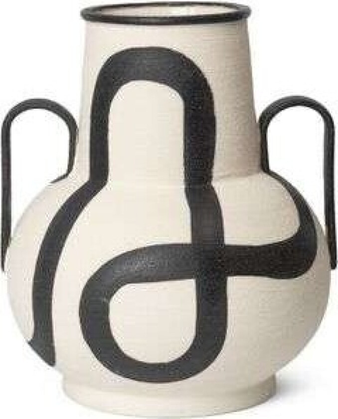 Ferm Living Trace Vase Off-White